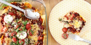 Beitragsbild des Blogbeitrags NACHO BOWL MIT KIDNEYBOHNEN UND SALSA {FRIDAY FUN FOOD}