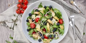 Beitragsbild des Blogbeitrags ARTISCHOCKENSALAT MIT ORANGENDRESSING 