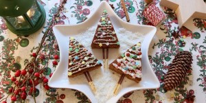 Beitragsbild des Blogbeitrags WEIHNACHTSBROWNIE-BÄUMCHEN 