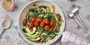Beitragsbild des Blogbeitrags LEICHTE GEMÜSEPFANNE 