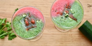Beitragsbild des Blogbeitrags MELONEN-GURKEN-KALTSCHALE 