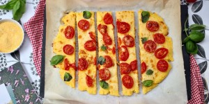 Beitragsbild des Blogbeitrags POLENTA-PIZZA MARGHERITA 