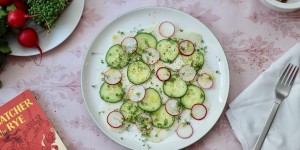 Beitragsbild des Blogbeitrags SOMMERGEMÜSE-CARPACCIO 