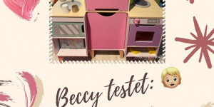 Beitragsbild des Blogbeitrags Beccy testet die neue Spielküche von KidKraft: 