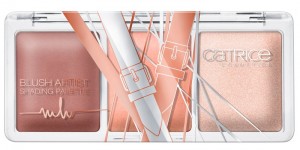 Beitragsbild des Blogbeitrags CATRICE Limited Blush Artist Shading Palette designed by Marina Hoermanseder