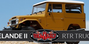 Beitragsbild des Blogbeitrags RC4WD Gelande II RTR Truck mit Toyota Land Cruiser (J40) Hartplastik Karosserie