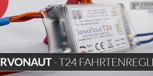Beitragsbild des Blogbeitrags Servonaut T24 Fahrtenregler für Truck Trial & Scale Crawler – Vorstellung