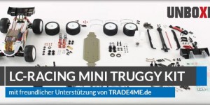 Beitragsbild des Blogbeitrags LC-Racing Mini Off-Road Truggy Kit 1:14 EMB-TGHK – Unboxing & Review