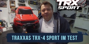 Beitragsbild des Blogbeitrags Traxxas TRX-4 Sport – Test: Unboxing und Ausfahrt 