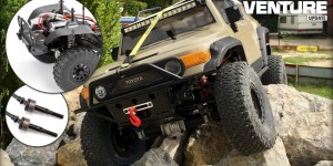 Beitragsbild des Blogbeitrags Universelle Radhäuser & CVD Kardan Set – HPI Venture Toyota FJ Cruiser
