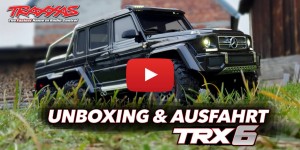 Beitragsbild des Blogbeitrags Traxxas TRX 6 Mercedes Benz G 63 AMG 6×6 – Unboxing & Ausfahrt 