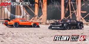 Beitragsbild des Blogbeitrags 130 km/h – ARRMA® FELONY 6S BLX Street Bash 1/7 All-Road Muscle Black 