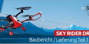 Beitragsbild des Blogbeitrags SKY RIDER DROHNE – Baubericht Teil 1 von 13