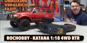 Beitragsbild des Blogbeitrags Der beste Mini RC Scale Crawler? – Rochobby Katana 1:18 4WD – #Unboxing