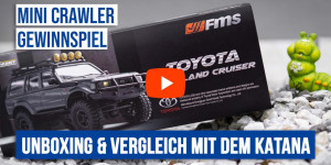 Beitragsbild des Blogbeitrags Vorstellung: FMS TOYOTA LC 80 Land Cruiser 1:18 – RTR Mini Crawler RTR 