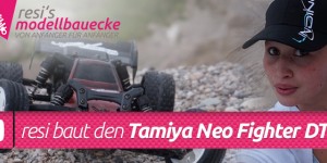 Beitragsbild des Blogbeitrags Tamiya Neo Fighter Buggy DT-03 – Lackierung & Testfahrt 