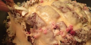 Beitragsbild des Blogbeitrags Brot einmal anders – gefüllter Brotlaib