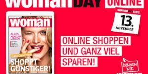 Beitragsbild des Blogbeitrags Am 13.11.2016 ist WOMANDAY ONLINE