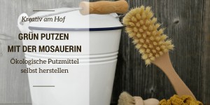 Beitragsbild des Blogbeitrags Grün Putzen mit der Mosauerin 