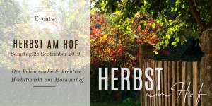 Beitragsbild des Blogbeitrags Herbst am Hof