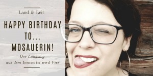 Beitragsbild des Blogbeitrags Happy Birthday to… Mosauerin!