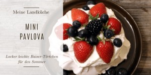 Beitragsbild des Blogbeitrags Wir backen: Mini Pavlova