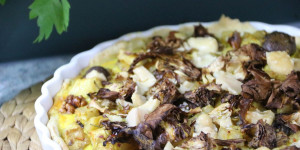 Beitragsbild des Blogbeitrags Sellerie Tarte mit Nüssen