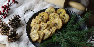 Beitragsbild des Blogbeitrags Weihnachten mit der Mosauerin: pikante Käse Kekse 