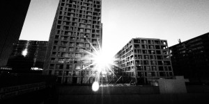 Beitragsbild des Blogbeitrags Donaupark und Donaucity zur blauen Stunde