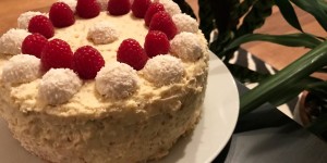 Beitragsbild des Blogbeitrags Saftige Raffaello Torte