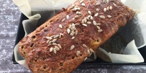 Beitragsbild des Blogbeitrags Eiweiss Frühstücksbrot mediterran