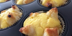 Beitragsbild des Blogbeitrags Topfengolatschen Muffins