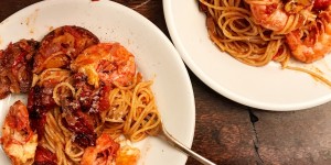 Beitragsbild des Blogbeitrags Shrimpy Pasta, das wahre Geheimnis