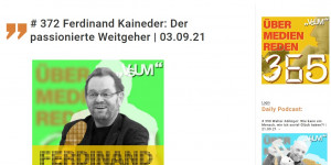 Beitragsbild des Blogbeitrags Podcast-Folge: 365-Über Medien reden