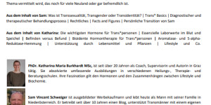 Beitragsbild des Blogbeitrags Workshop | Trans*Gender – Hormone & Co. in der Praxis