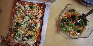 Beitragsbild des Blogbeitrags family dinner – Pizza 