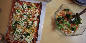 Beitragsbild des Blogbeitrags family dinner – Pizza