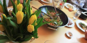 Beitragsbild des Blogbeitrags family dinner – Papas Wok mit Ente