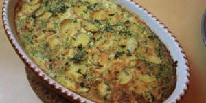 Beitragsbild des Blogbeitrags family dinner – Kartoffelgratin und Backhuhn 