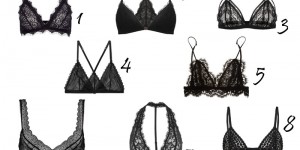 Beitragsbild des Blogbeitrags blow a dandelion – lace bras black & white