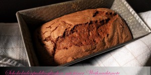 Beitragsbild des Blogbeitrags [(Baked) Sweet] Schokoladenpuddingkuchen mit feiner Weihnachtsnote 