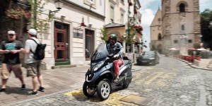 Beitragsbild des Blogbeitrags Piaggio MP3 – 2019 mit neuem 350ccm und 500ccm Motor!