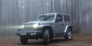 Beitragsbild des Blogbeitrags Jeep Wrangler Sahara 2.2 Multijet II – Stadt, Land, Fluss