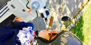 Beitragsbild des Blogbeitrags Thomas Kratky tauscht seinen XK gegen eine Vespa!