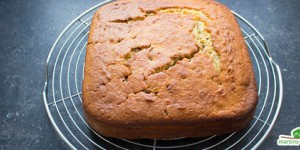 Beitragsbild des Blogbeitrags Flaumiger Kuchen mit Schokostückchen