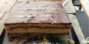 Beitragsbild des Blogbeitrags Bananenschnitten mit Nutellaschicht