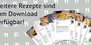 Beitragsbild des Blogbeitrags Weitere Rezepte als Download verfügbar