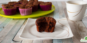 Beitragsbild des Blogbeitrags Super saftige Schoko-Muffins