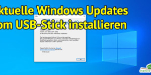 Beitragsbild des Blogbeitrags WSUS Offline Update: Updates auf USB-Stick
