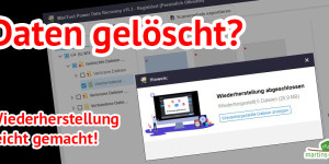 Beitragsbild des Blogbeitrags Daten vom USB-Stick gelöscht? Einfach wiederherstellen!